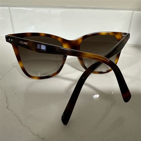 celine cl401341|Celine Oversized Sunglasses Tortoise CL401341 .